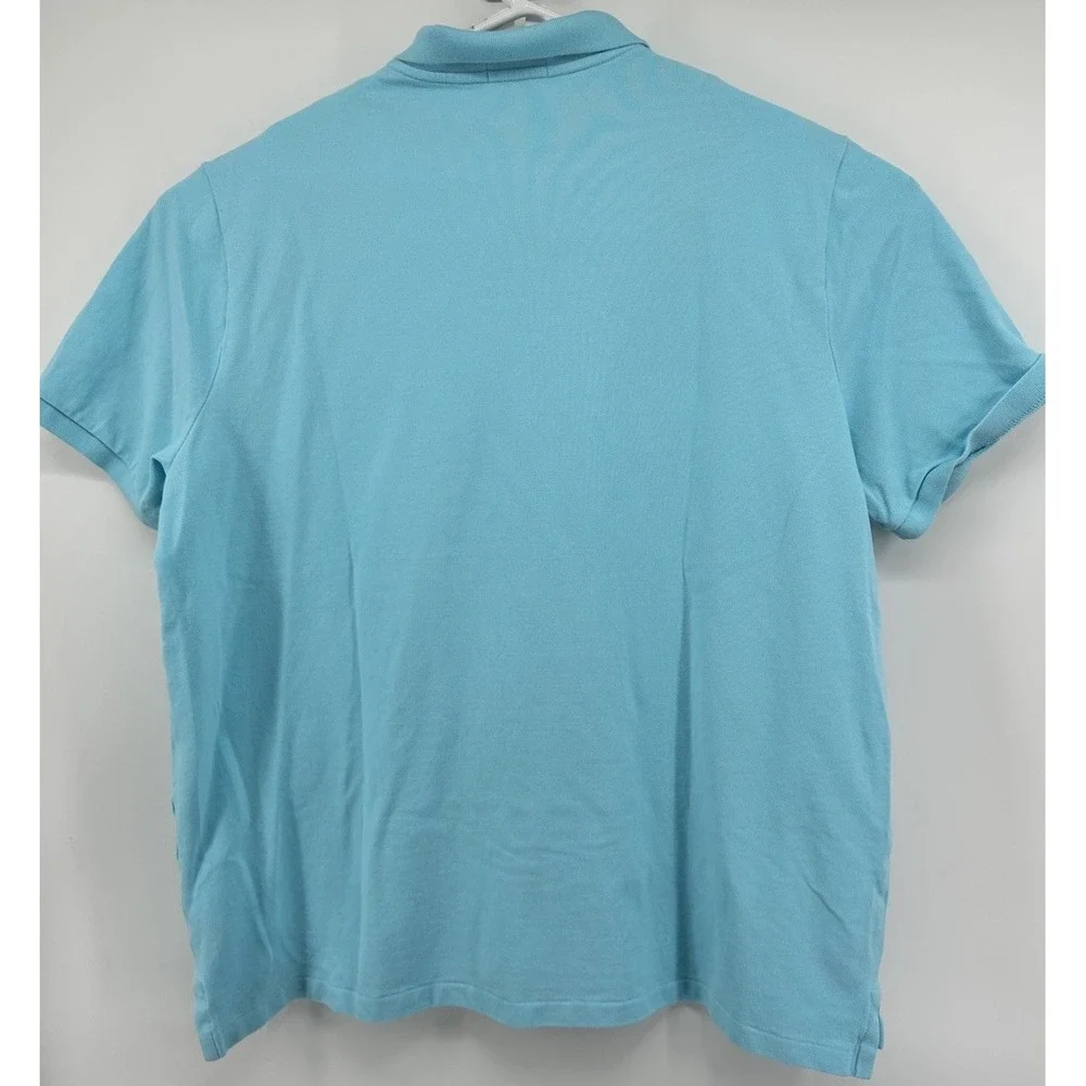 Polo Ralph Lauren Classic Fit Short Sleeve Polo Shirt Light Blue Men's 2XL TTG